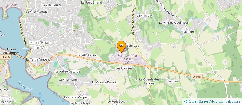 localisation de l'entreprise SCI BOIS JOLI  SAINT-BRIAC-SUR-MER