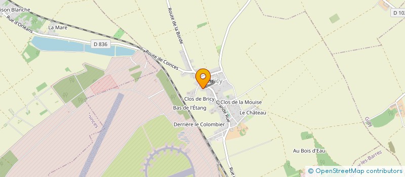 localisation de l'entreprise SCI BOIS LA ROSE  BRICY
