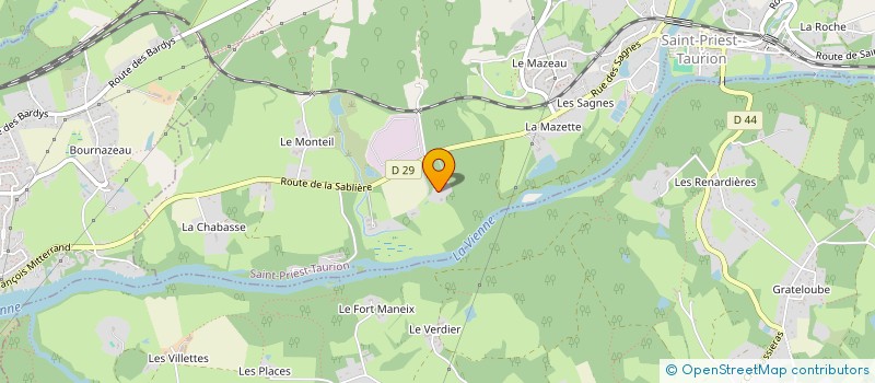 localisation de l'entreprise SCI BOIS LAROCHE  SAINT-PRIEST-TAURION