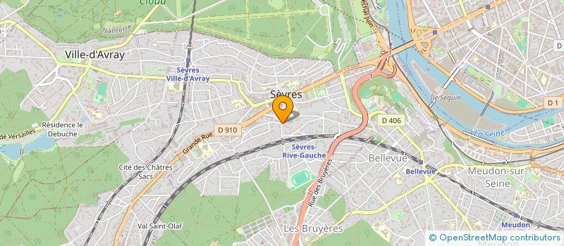 localisation de l'entreprise SCI BOIS-LE-ROI BC à SEVRES