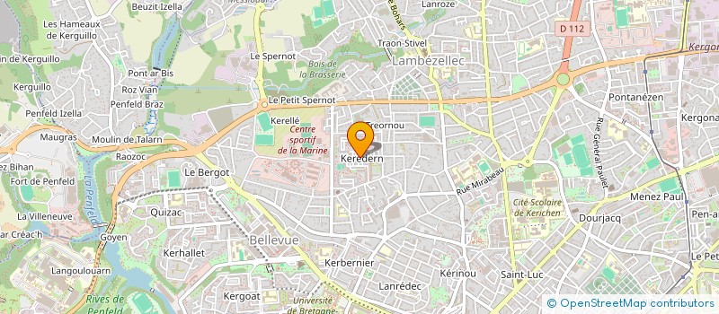 localisation de l'entreprise SCI BOIS MAISON  BREST