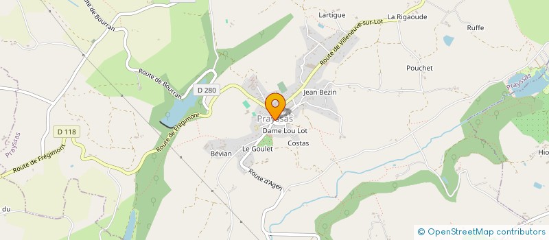 localisation de l'entreprise SCI BOIS NOUBEL  SAINT-SARDOS