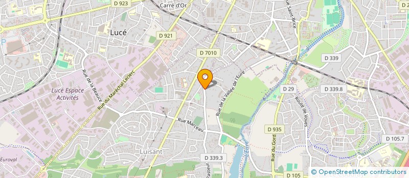 localisation de l'entreprise SCI BOIS PARIS PRIEUR à LUISANT