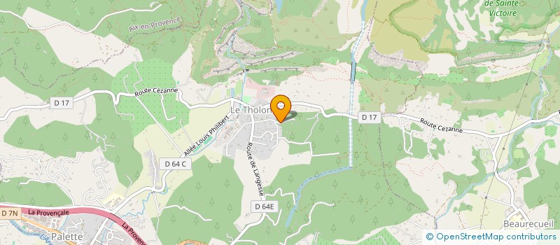 localisation de l'entreprise SCI BOIS PREOU  LE THOLONET