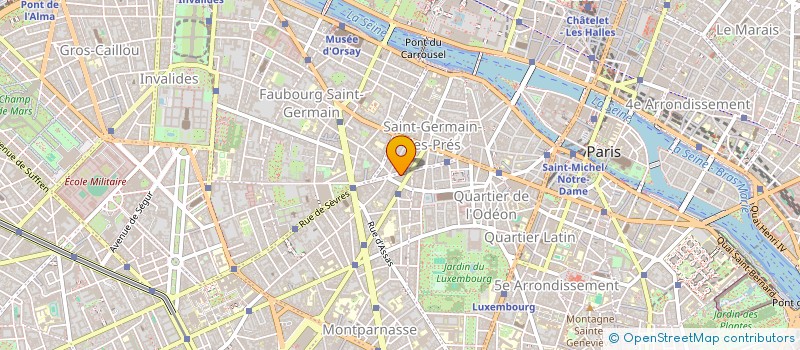 localisation de l'entreprise SCI BOIS RIDEAU  PARIS