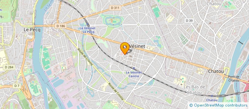 localisation de l'entreprise SCI BOIS VERRE  LE VESINET