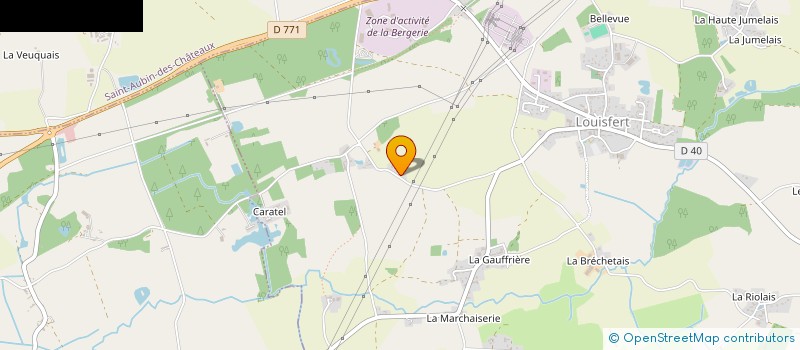 localisation de l'entreprise SCI BOIS VERT  LOUISFERT