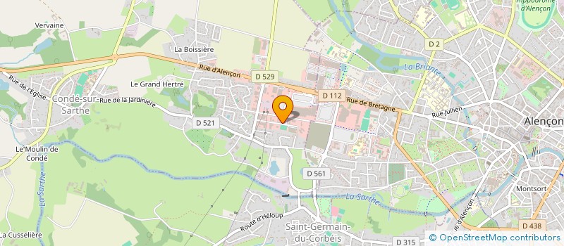 localisation de l'entreprise SCI BOISART à CONDE-SUR-SARTHE