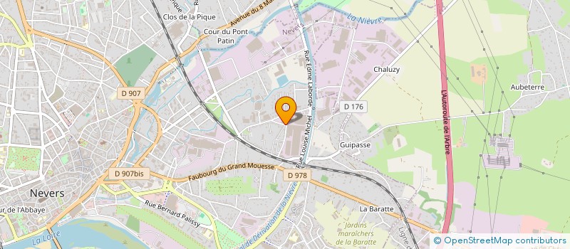 localisation de l'entreprise SCI BOISART à NEVERS