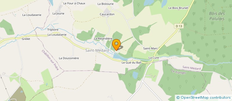 localisation de l'entreprise SCI BOISCHAUT STEEPLE à SAINT-MEDARD
