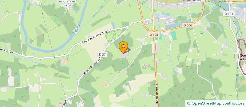 localisation de l'entreprise SCI BOISDOUSSAY  LA FLECHE