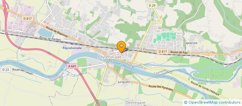 localisation de l'entreprise SCI BOISFER  PEYREHORADE