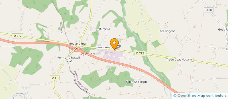 localisation de l'entreprise SCI BOISLIVEAU COLY  PLOUNEVEZ-MOEDEC