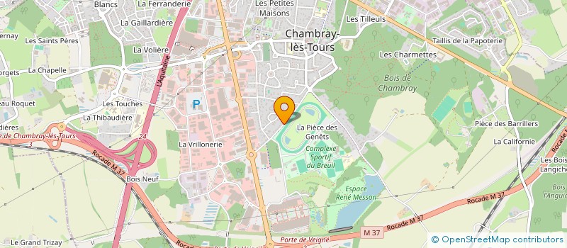 localisation de l'entreprise SCI BOISOLEIL  CHAMBRAY-LES-TOURS