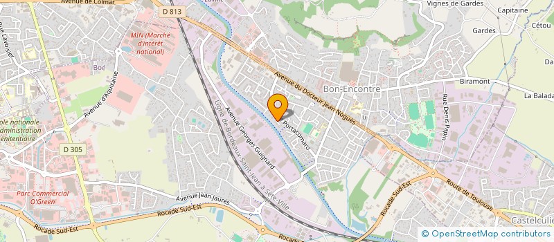 localisation de l'entreprise SCI BOISS&CO  BOE