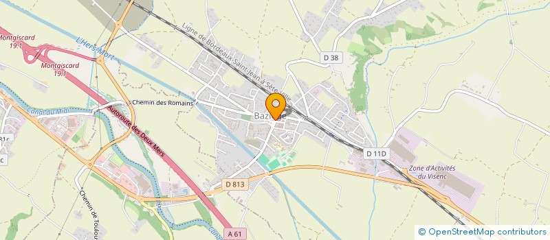 localisation de l'entreprise SCI BOISSE  BAZIEGE