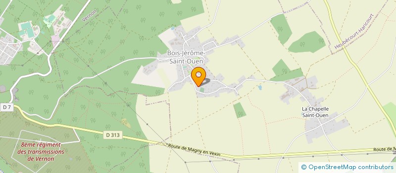 localisation de l'entreprise SCI BOISSEAU HENNART  BOIS-JEROME-SAINT-OUEN