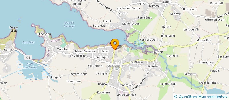localisation de l'entreprise SCI BOISSEL-PERROS  GUISSENY