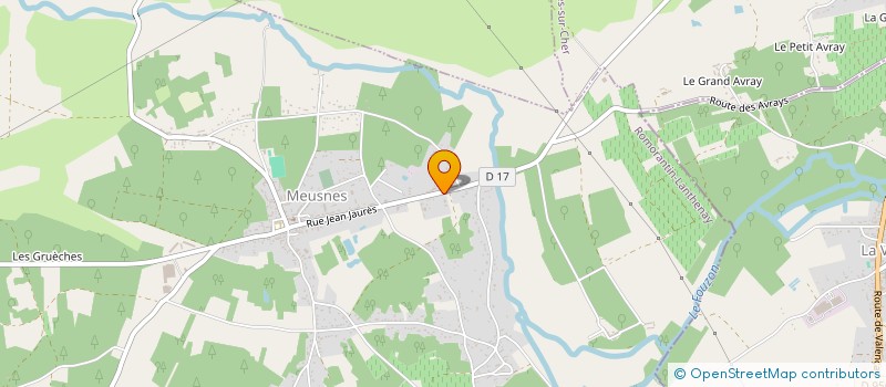 localisation de l'entreprise SCI BOISSIER JLRF  MEUSNES