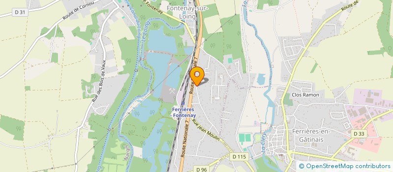 localisation de l'entreprise SCI BOISSIERE à FONTENAY-SUR-LOING