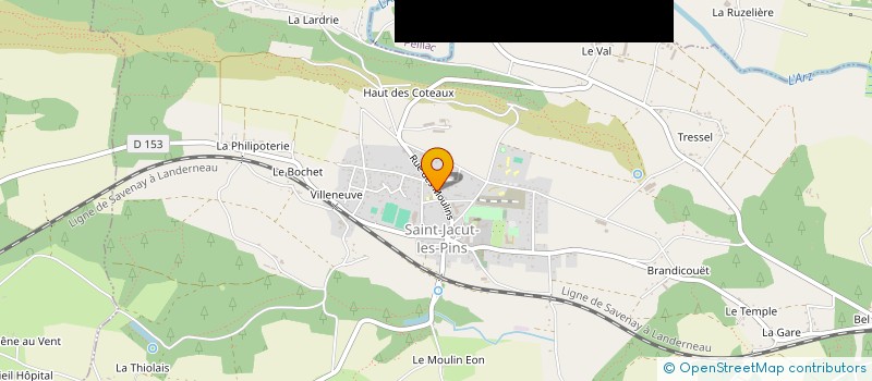 localisation de l'entreprise SCI BOISSIERE  SAINT-JACUT-LES-PINS