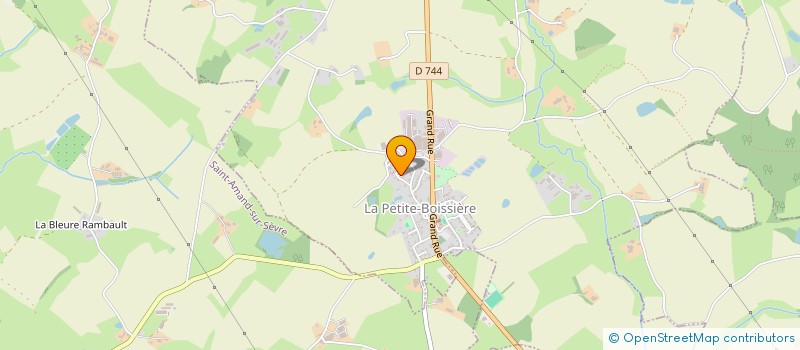 localisation de l'entreprise SCI BOISSIERE  LA PETITE-BOISSIERE