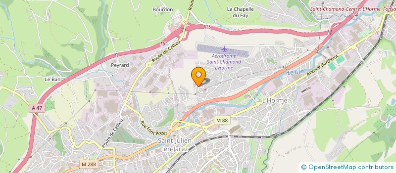 localisation de l'entreprise SCI BOISSON  L'HORME