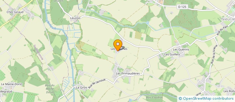 localisation de l'entreprise SCI BOISSON JACQUARD 85  NIEUL-LES-SAINTES