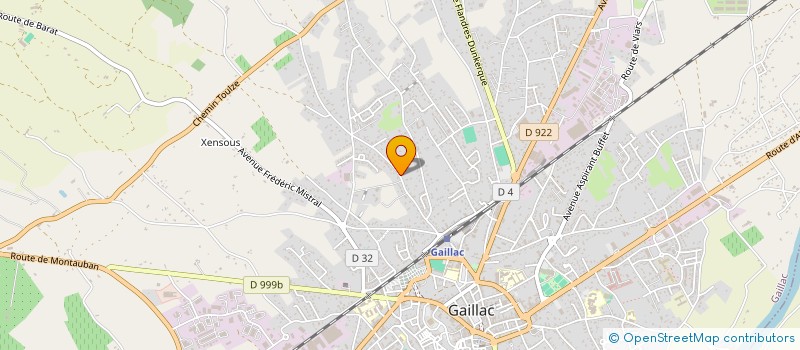 localisation de l'entreprise SCI BOISSONADE 31  GAILLAC