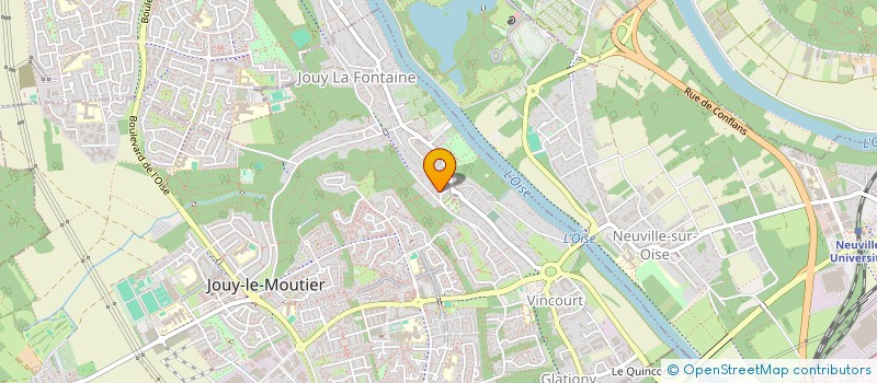 localisation de l'entreprise SCI BOISSY CTRL  JOUY-LE-MOUTIER