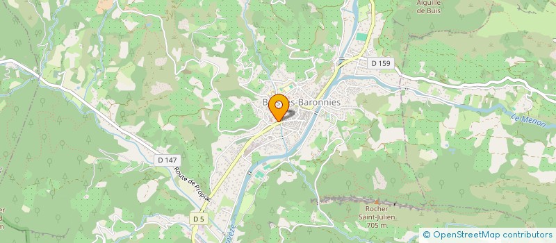 localisation de l'entreprise SCI BOISSY D'ANGLAS à BUIS-LES-BARONNIES