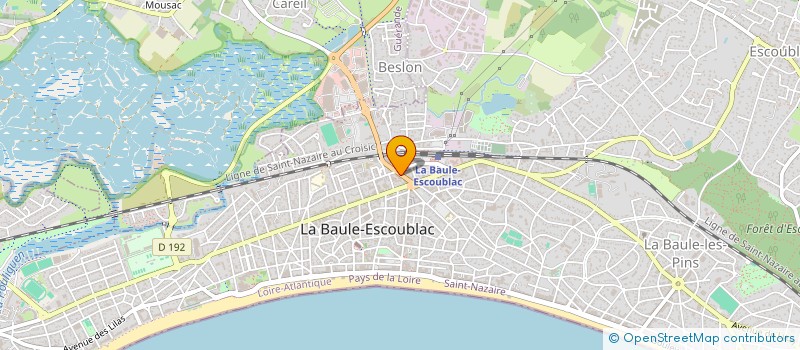 localisation de l'entreprise SCI BOISVERT  LA BAULE-ESCOUBLAC