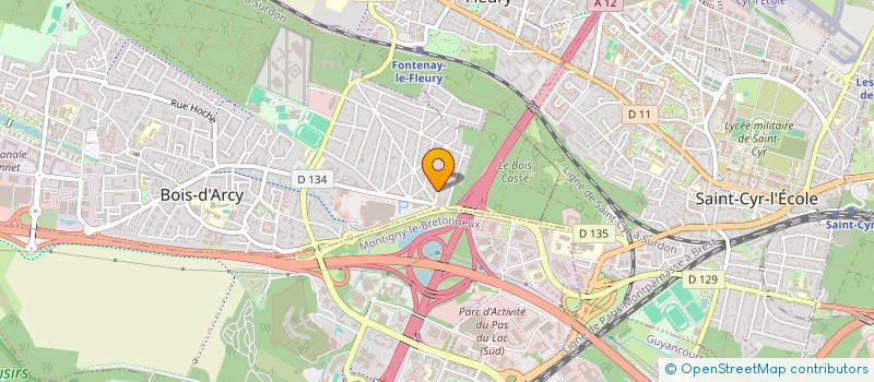 localisation de l'entreprise SCI BOISVIE  BOIS-D'ARCY