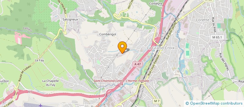 localisation de l'entreprise SCI BOIT ECA & CO  LA GRAND-CROIX