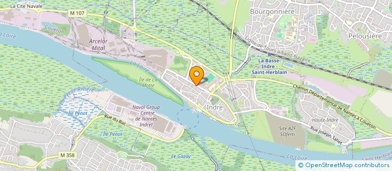 localisation de l'entreprise SCI BOITEAU GUILLERMOU  INDRE