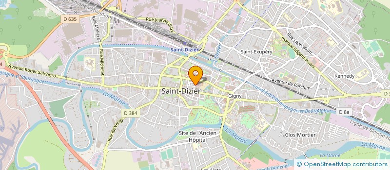 localisation de l'entreprise SCI BOITEL à SAINT-DIZIER