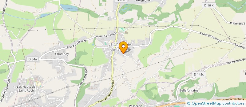 localisation de l'entreprise SCI BOITON-MARGANT  LA CHAPELLE-DE-LA-TOUR