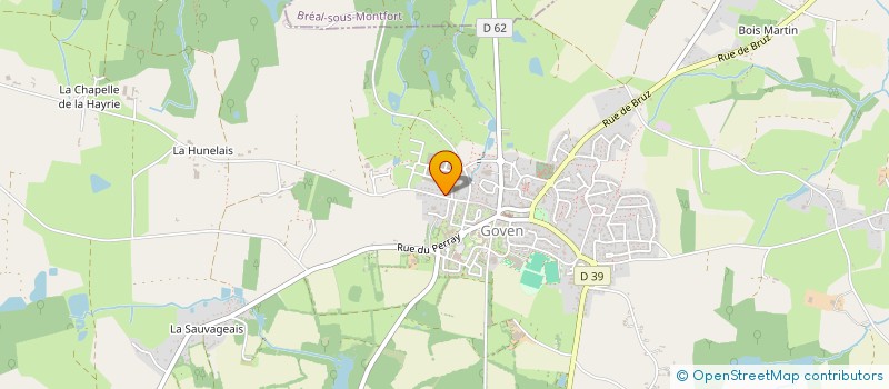 localisation de l'entreprise SCI BOJANE  GOVEN