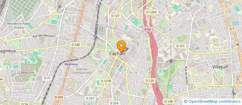 localisation de l'entreprise SCI BOJE  CACHAN