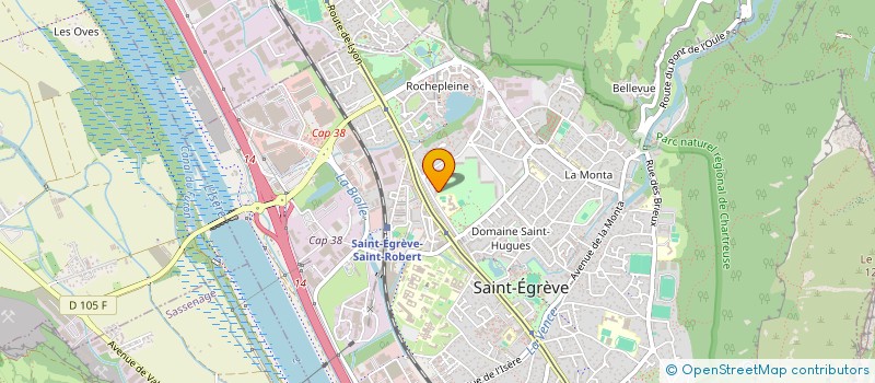 localisation de l'entreprise SCI BOJEME  SAINT-EGREVE