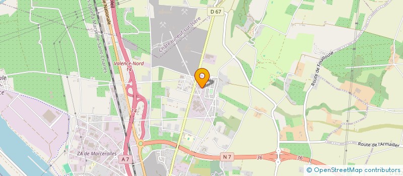 localisation de l'entreprise SCI BOJUL  BOURG-LES-VALENCE