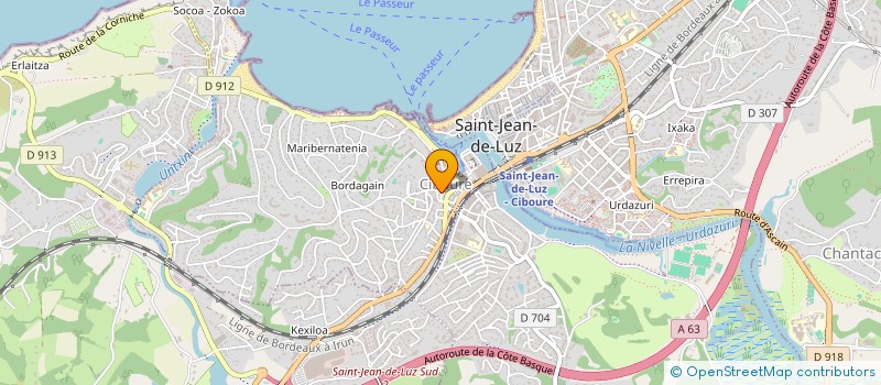 localisation de l'entreprise SCI BOKOU  CIBOURE