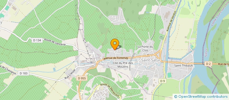 localisation de l'entreprise SCI BOL DE MURS  SAINT-SATUR