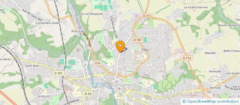 localisation de l'entreprise SCI BOL'THOM  GUINGAMP