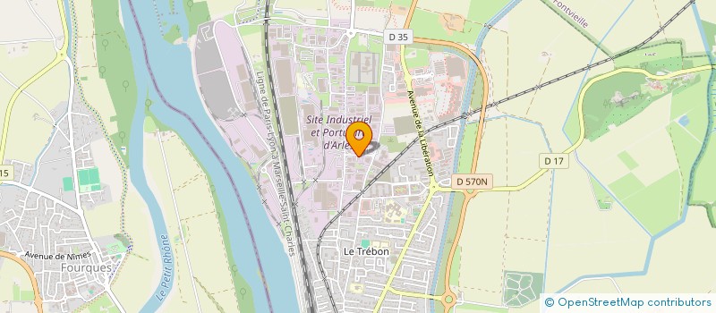 localisation de l'entreprise SCI BOLDRINI MECA à ARLES