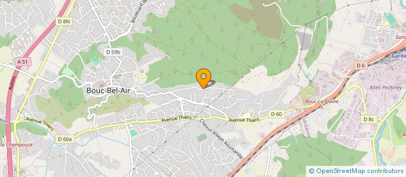 localisation de l'entreprise SCI BOLERIANE à BOUC-BEL-AIR