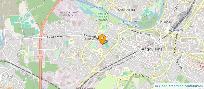 localisation de l'entreprise SCI BOLETUS EDULIS à ANGOULEME
