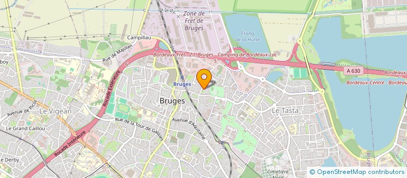 localisation de l'entreprise SCI BOLIDES  BRUGES