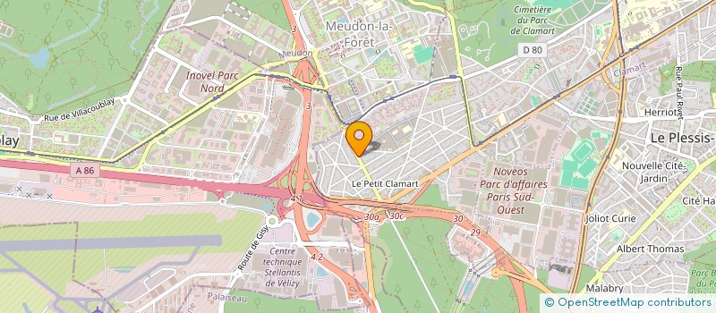 localisation de l'entreprise SCI BOLIN à CLAMART