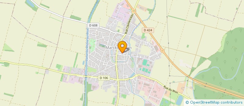 localisation de l'entreprise SCI BOLINGER  ELSENHEIM